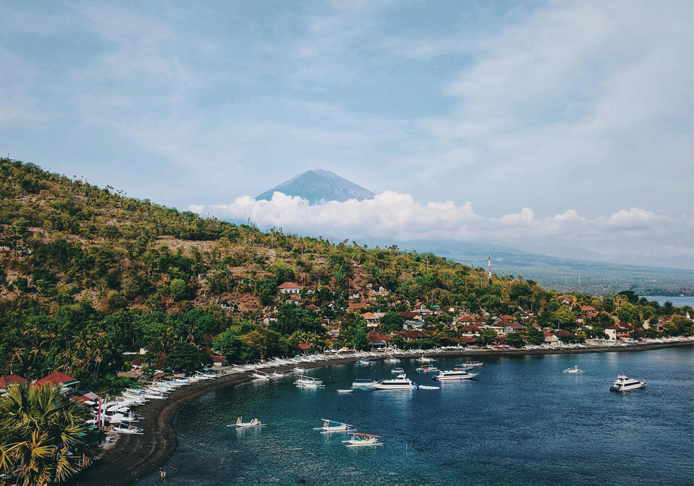 Amed. Fisherman village in Bali