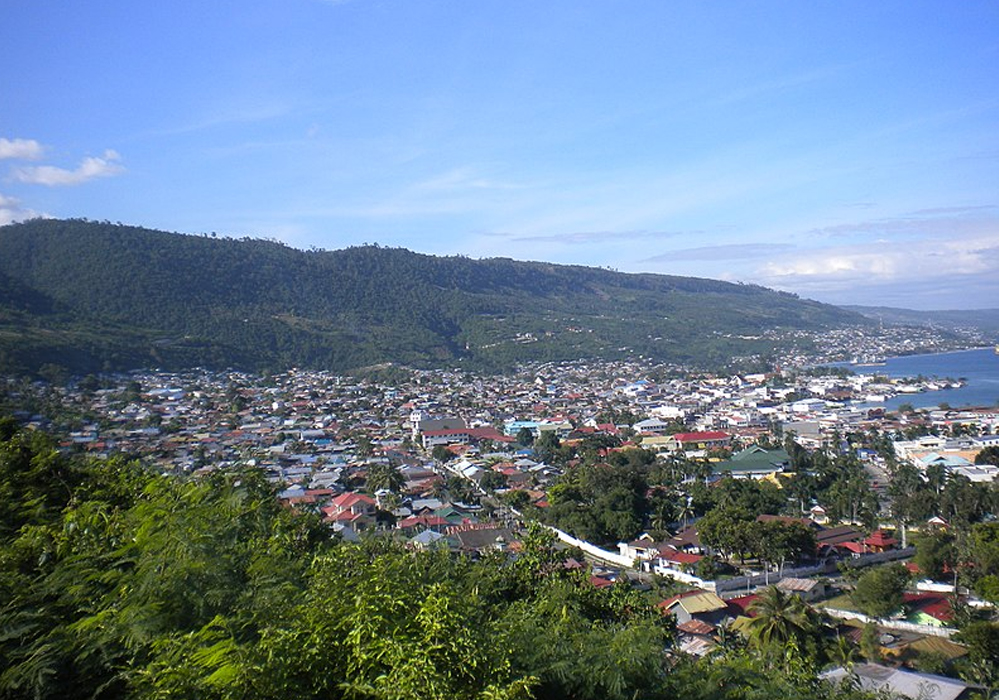 View of City Luwuk Banggai Regency