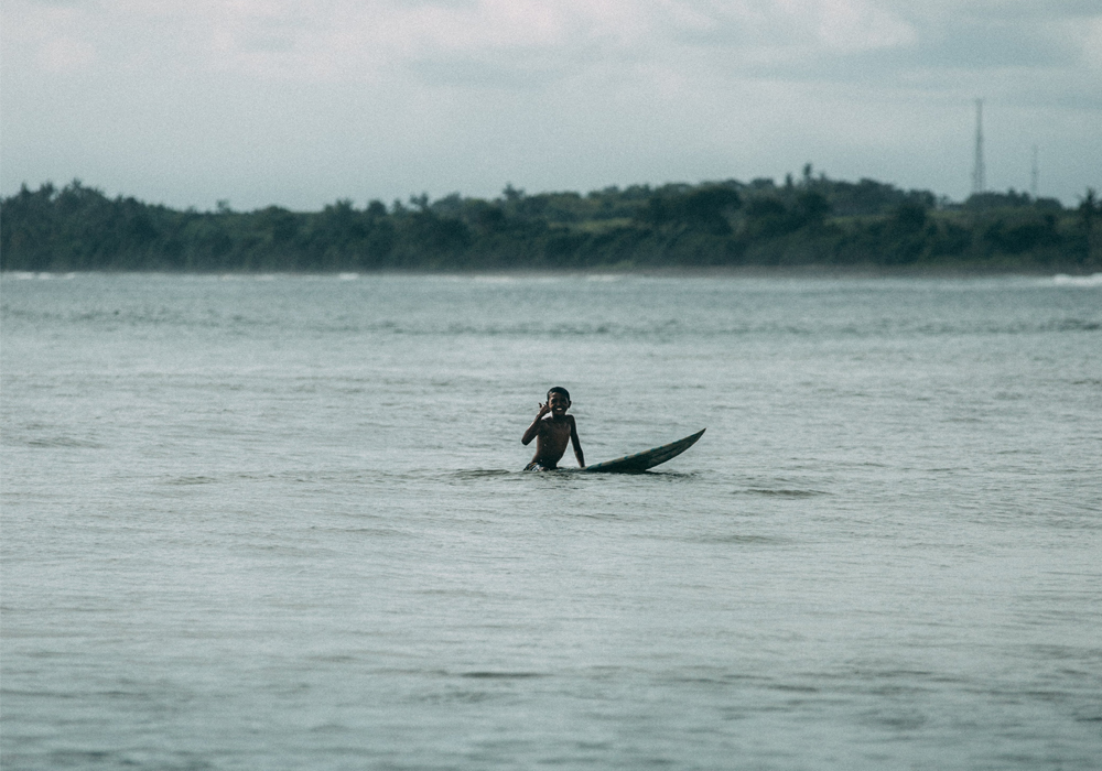 Surfing in Indonesia 