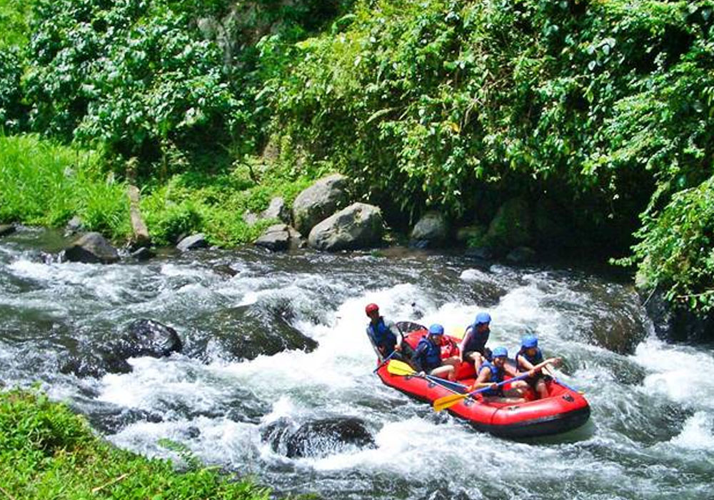 Rafting in Bali at Melangit River